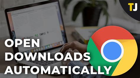 downloads automatically open